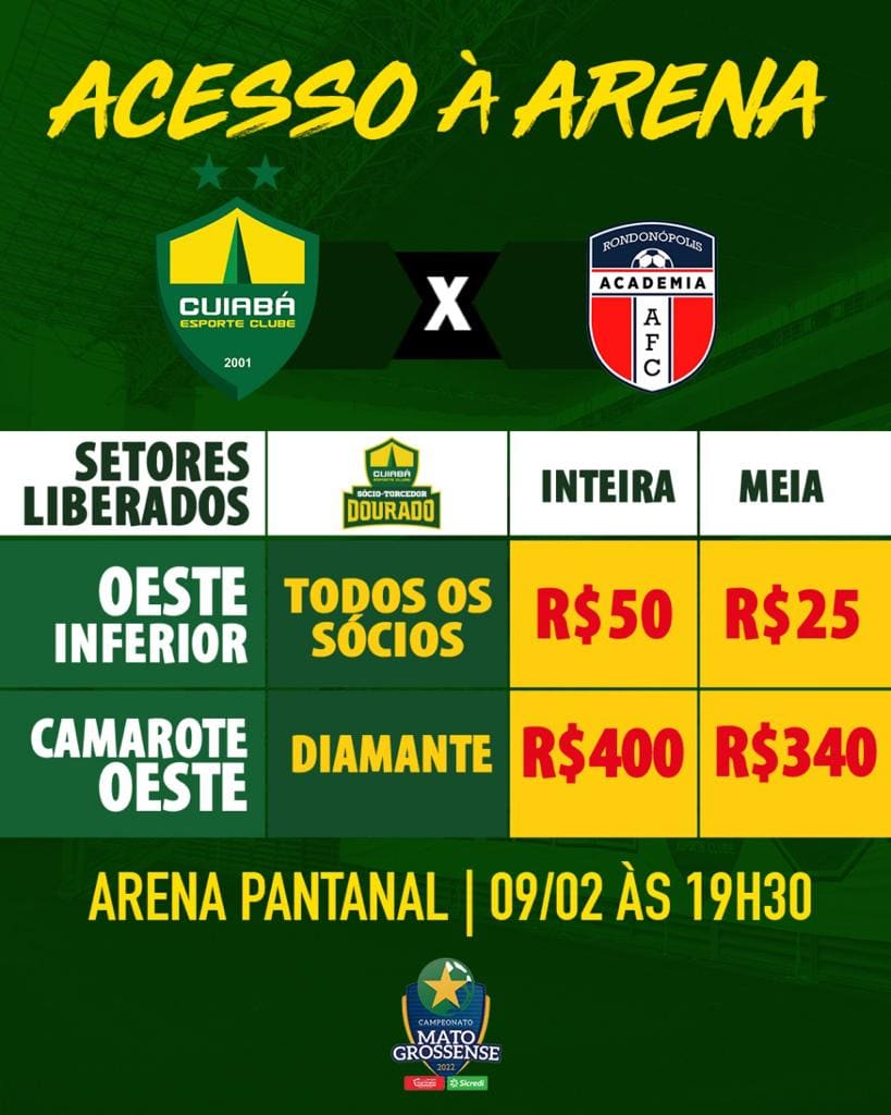 Ingressos - O Esportivo