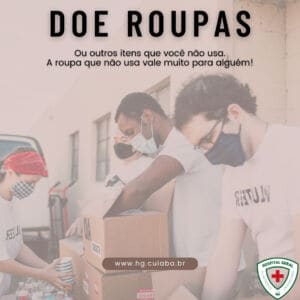 doacao de roupas - O Esportivo