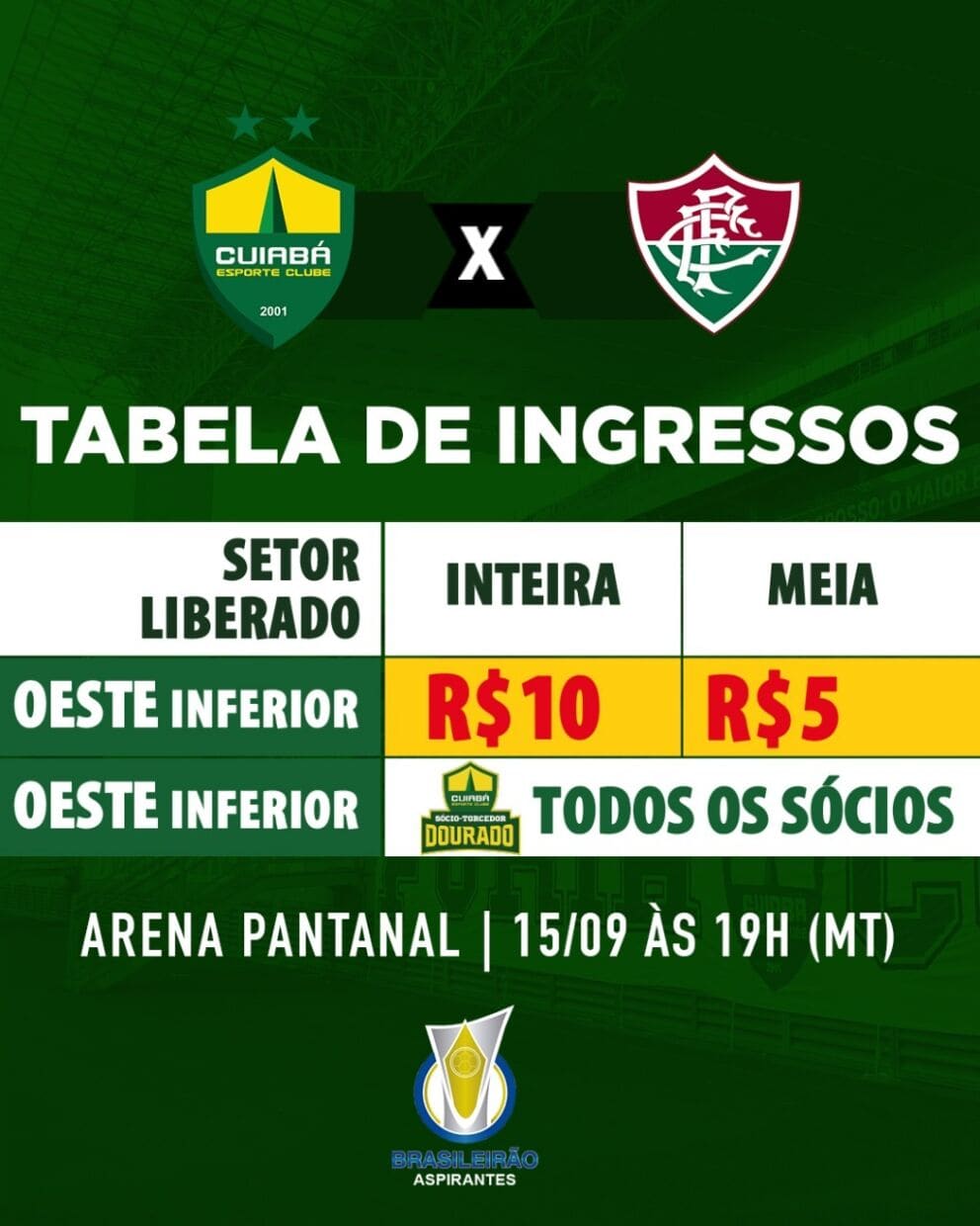 Ingressos - O Esportivo