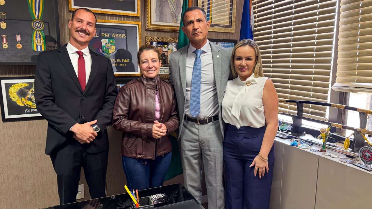 EM BUSCA DE RECURSOS - Prefeita Flávia Moretti articula emendas para Várzea Grande com deputado federal Coronel Assis  - O Esportivo Moretti 259 - O Esportivo