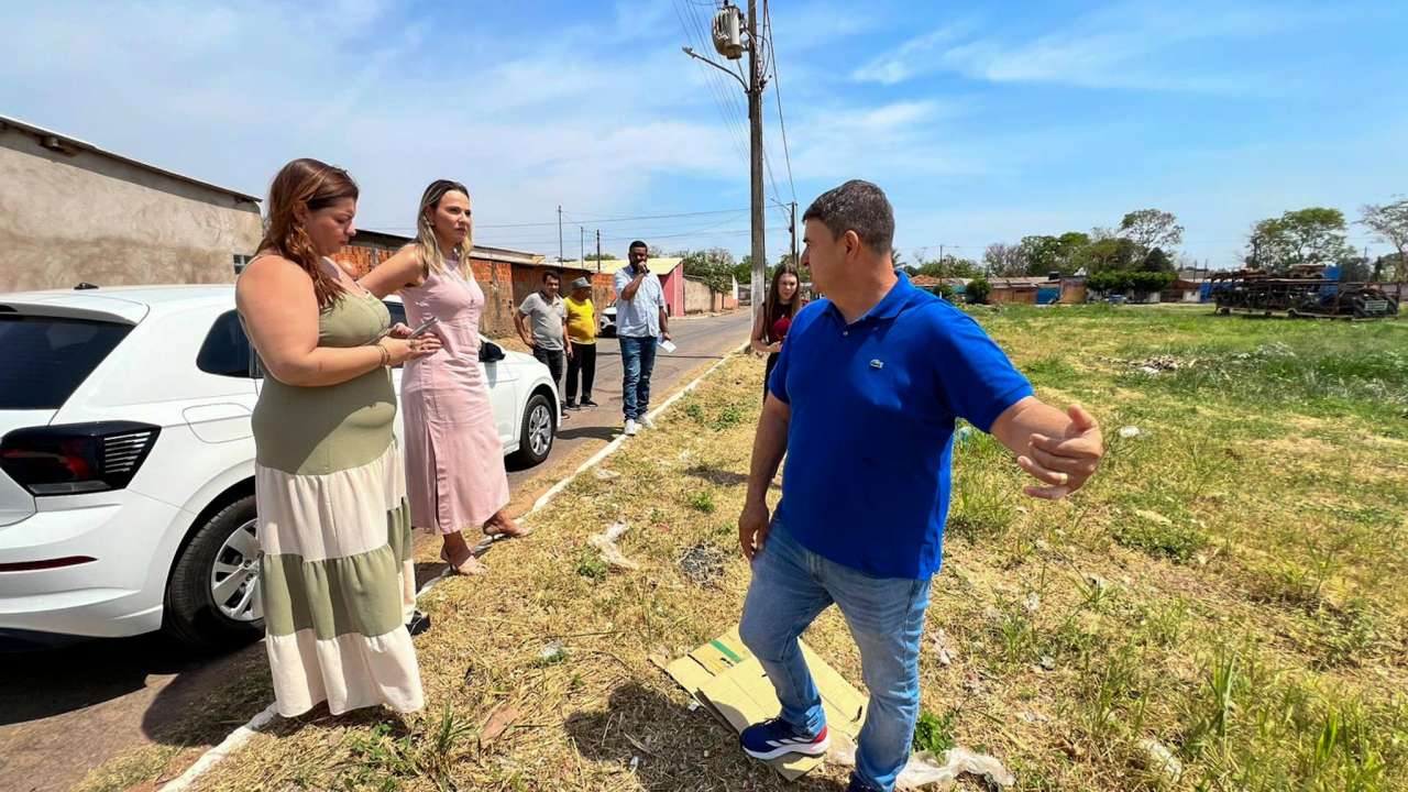 VÁRZEA GRANDE - Secretária de Saúde avalia área para construção de nova unidade de saúde no bairro 15 de Maio - O Esportivo Saude VG - O Esportivo