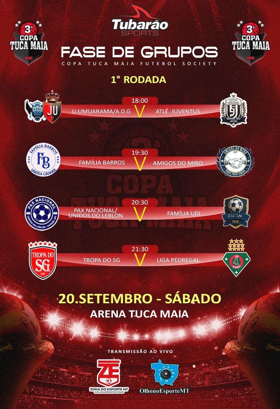 Tuca Rod 20 - O Esportivo