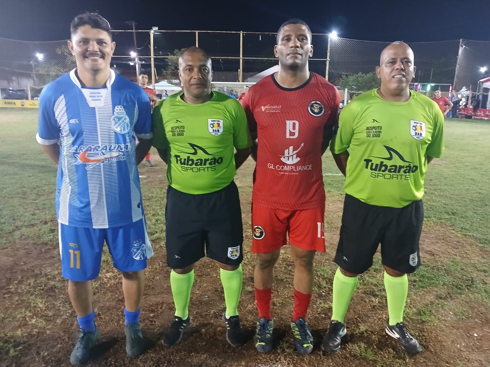 3ª COPA TUCA MAIA – Unidos VG/Chapadão Ararauna goleia Tropa do Carlão e Amigos do WT empata sem gols com o América F Clube - O Esportivo ARBITRO 25 A - O Esportivo