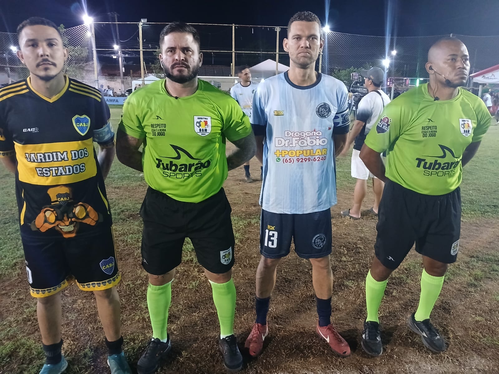 3ª COPA TUCA MAIA – Unidos VG/Chapadão Ararauna goleia Tropa do Carlão e Amigos do WT empata sem gols com o América F Clube - O Esportivo ARBITRO 25 C - O Esportivo