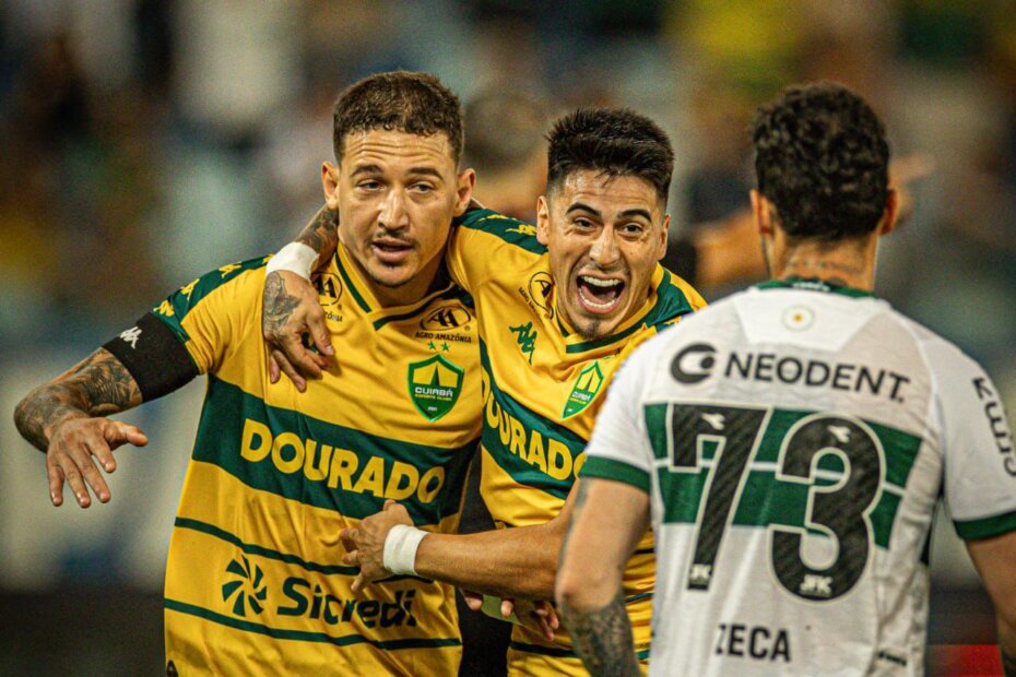 SÉRIE B – Atacante Alisson Safira marca e o Dourado vence o Coxa por 1 a 0 na noite de ontem na Arena Pantanal - O Esportivo Cba 1x0 1 - O Esportivo