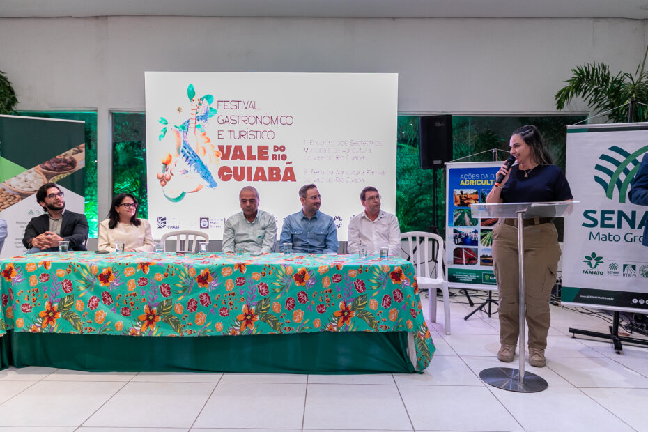 VALE DO RIO CUIABÁ - Prefeita em exercício destaca valorização e fortalecimento da economia local em festival gastronômico - O Esportivo Evento - O Esportivo