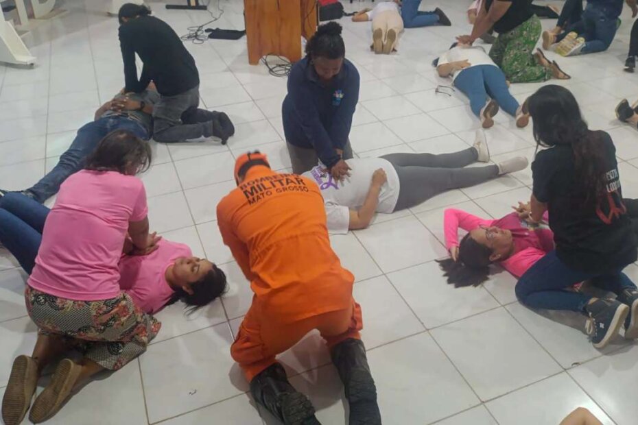 MAIS PREPARADOS - Agentes de Saúde de Várzea Grande recebem treinamentos de primeiros socorros - O Esportivo SMS VG 1 - O Esportivo