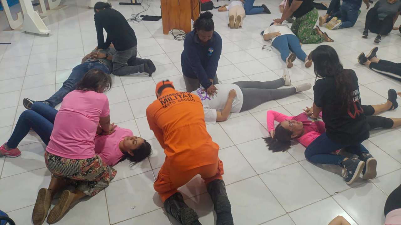 MAIS PREPARADOS - Agentes de Saúde de Várzea Grande recebem treinamentos de primeiros socorros - O Esportivo SMS VG - O Esportivo