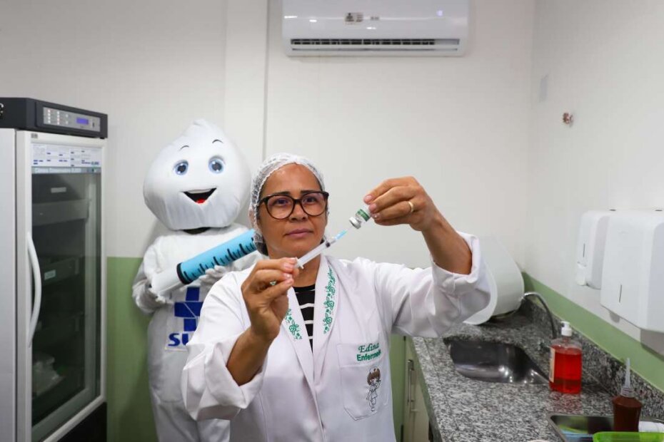 PROTEÇÃO COLETIVA - Várzea Grande realiza ‘Dia D de Vacinação’ em todas as unidades de saúde - O Esportivo Vacinacao - O Esportivo