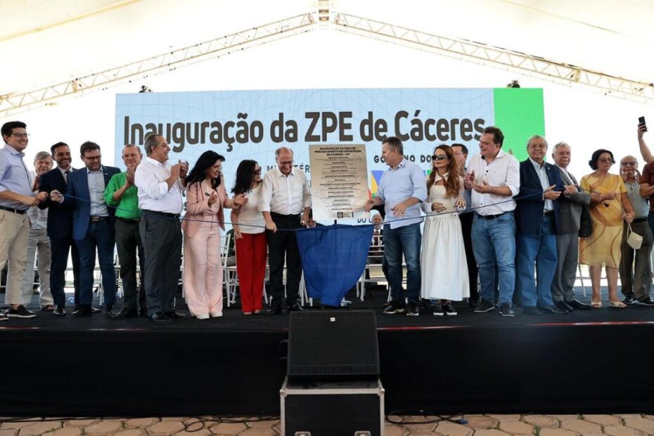 INVESTIMENTO DE R$ 51,3 MILHÕES - Governo de MT inaugura ZPE de Cáceres após mais de 30 anos de espera - O Esportivo ZPE - O Esportivo