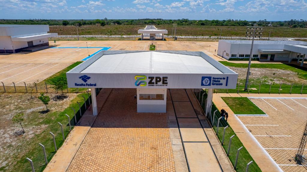 INVESTIMENTO DE R$ 51,3 MILHÕES - Governo de MT inaugura ZPE de Cáceres após mais de 30 anos de espera - O Esportivo ZPE B - O Esportivo