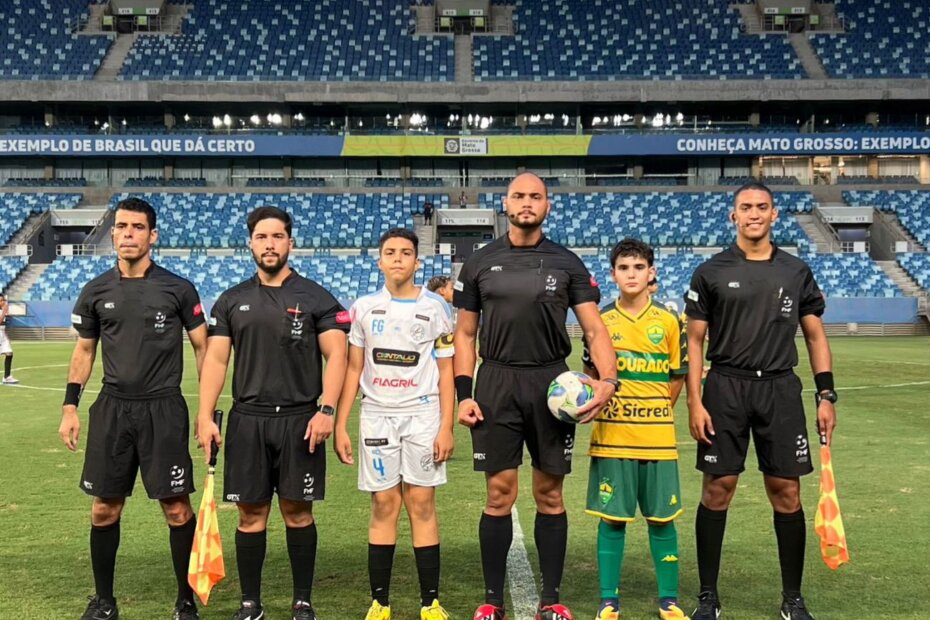 FUTEBOL DE BASE - Resultados das partidas de ida das semifinais do estadual Sub-13 e Sub-11 - O Esportivo FMF Sub 13 - O Esportivo