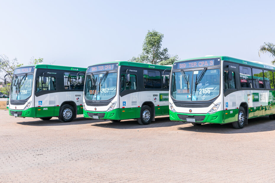 FISCALIZAÇÃO - Cuiabá Regula cobra retirada de propaganda política de ônibus da capital - O Esportivo Onibus Cba - O Esportivo