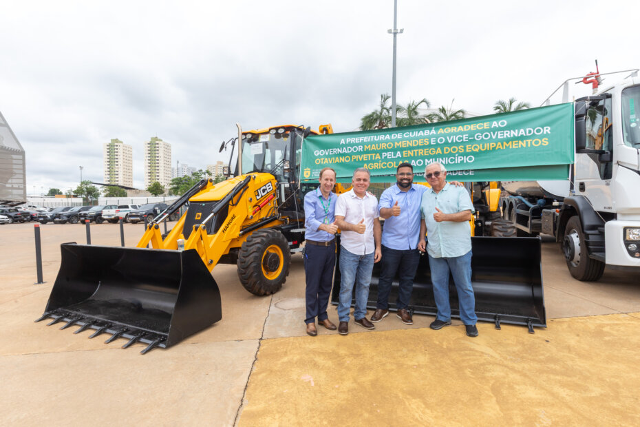REFORÇO – Prefeitura de Cuiabá recebe maquinários do governo do Estado - O Esportivo Reforco - O Esportivo