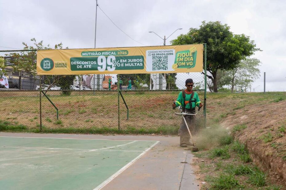 VG EM AÇÃO - Serviços de zeladoria chegam hoje a mais de 20 bairros de Várzea Grande - O Esportivo VG Hoje - O Esportivo