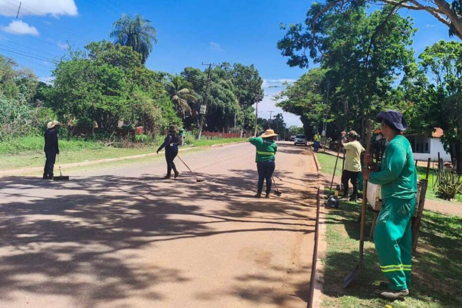 VG EM AÇÃO - Prefeitura reforça mutirão de zeladoria e manutenção em várias regiões de Várzea Grande - O Esportivo VG em Acao hj - O Esportivo