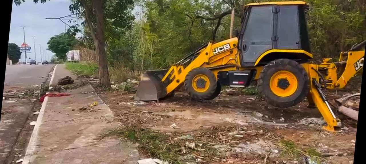 VG EM AÇÃO - Prefeitura intensifica limpeza na Avenida Dr. Paraná e reforça pedido de colaboração aos moradores do Cristo Rei - O Esportivo VG em Acao - O Esportivo