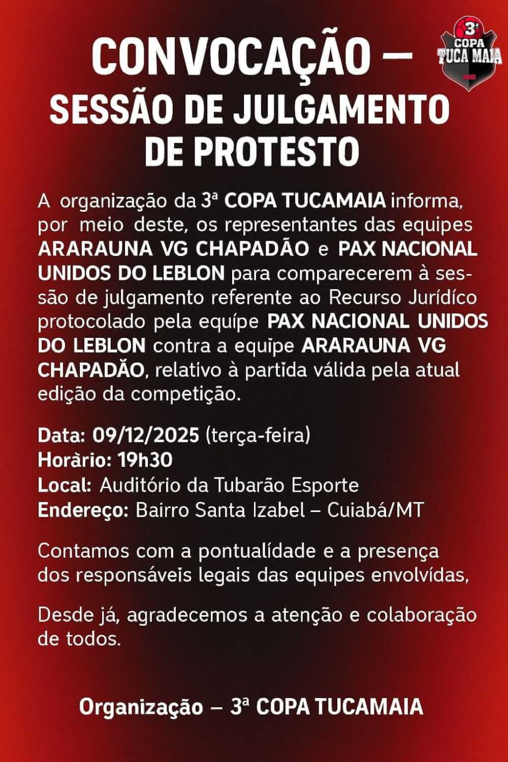 Convocacao - O Esportivo