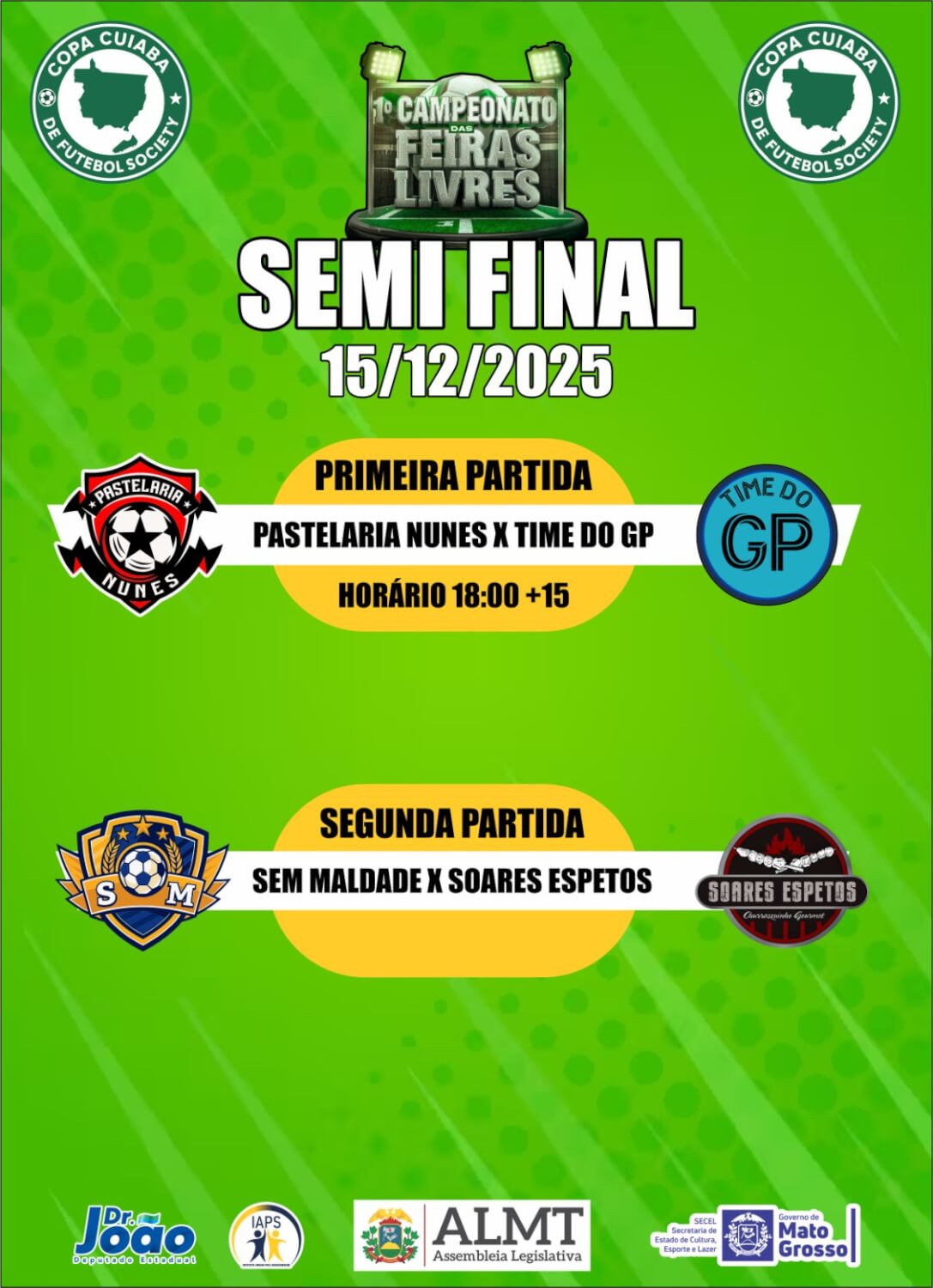 POÇÃO – Dois jogos das semifinais da Copa Cuiabá de Futebol 7 Society 2025 é nessa segunda-feira (15) - O Esportivo Semi Pocao - O Esportivo