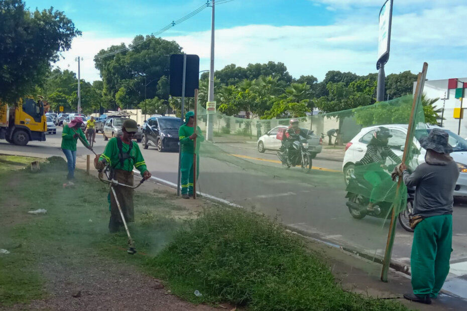 MAIS DE 40 PONTOS ATENDIDOS - VG em Ação leva mutirão de limpeza às regiões norte, sul, leste e centro de Várzea Grande - O Esportivo Limpeza 272 - O Esportivo